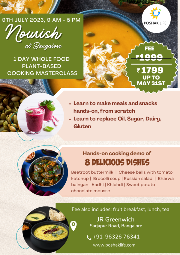 NOURISH - A Whole Food Plant Based Masterclass at Bangalore